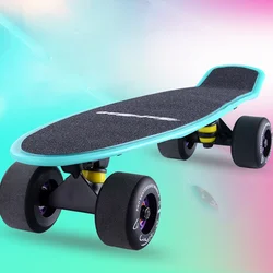 Children Beginners Skateboard Hardware 4 Wheel Wear Resistant Skateboard Single Rocker Skateboard Fille Fitness Equipment