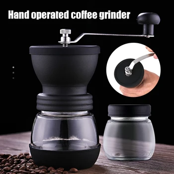 

Newly Manual Coffee Grinder Hand Coffee Mill with Adjustable Ceramic Burrs for Drip Coffee Espresso