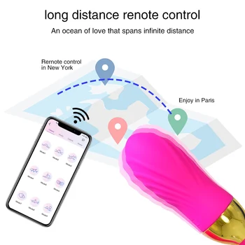 App Control Vibrator Love Eggs Wireless Control G-spot Clit Stimulator Vaginal Ball Female Masturbator Erotic Toys For Adults 4