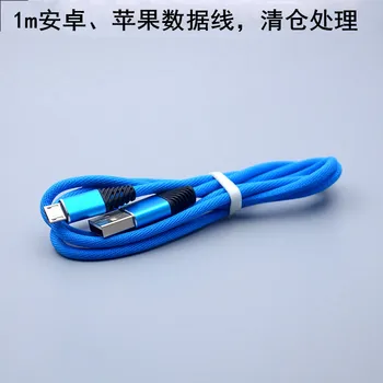 

Data Cable Weaving Phone Charger USB for Apple ihpone Android Micro Stall fast charging date cable cable mini usb for Samsung