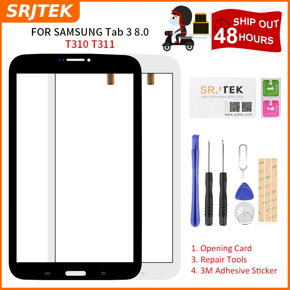 Srjtek 8 0 сенсорный экран для Samsung Galaxy Tab 3 T310 T311 SM дигитайзер сенсорные части