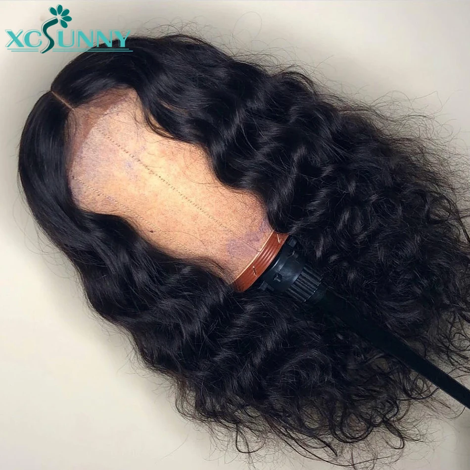 

Loose Deep Wave 13x4 Lace Front Human Hair Wigs Pre Plucked Remy Brazilian 4x4 Lace Closure Wig 200 Density For Women xcsunny