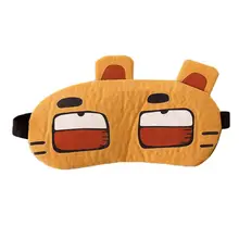 Унисекс ледяной гель прохладный компресс Спящая маска для глаз 3D милый мультфильм животных эластичный ремешок моющиеся спа терапия повязка на глаза тени для век