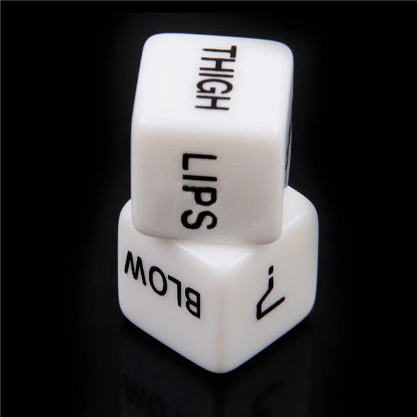 2pcs Adult Erotic Sex Dice 6Sided D6 Dices Party Board Game Funny Toy Love Couples Prop Gift