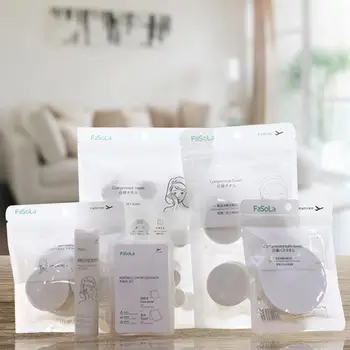 

FaSoLa Travel Disposable Compression Towel Bath Towel Cotton Cleansing Towel Non-woven Face Towel Travel Supplies