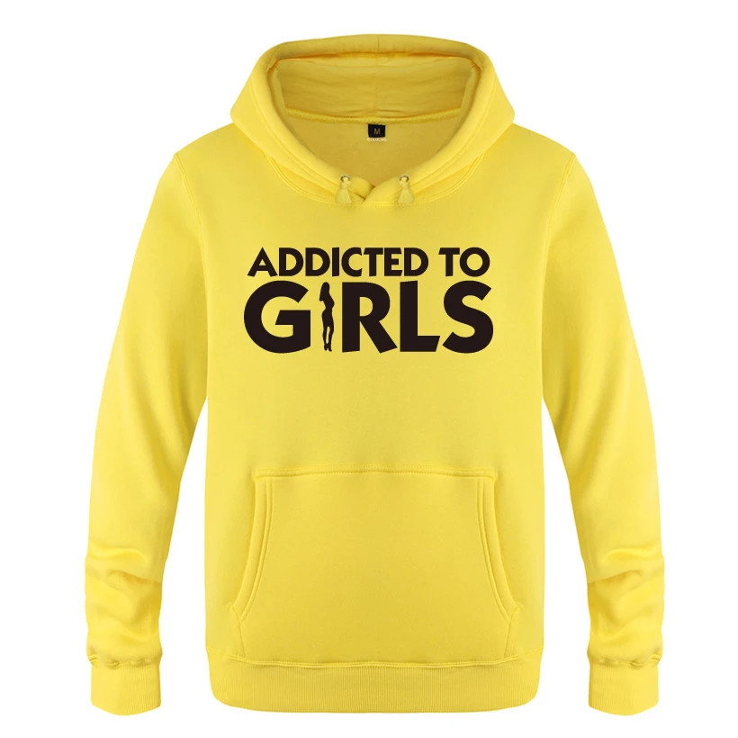 HUAY HET Addicted to Girls новинка, мужские толстовки,, мужские пуловеры, флисовые толстовки с капюшоном - Цвет: HUAY HET