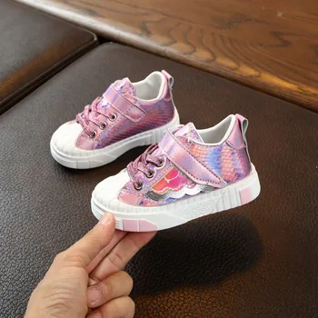 

Child Soft Soled Sneakers Kids Shoes Autumn Baby Girls Anti-Slip First Walkers Wings Pattern Infant Prewalker Shoes