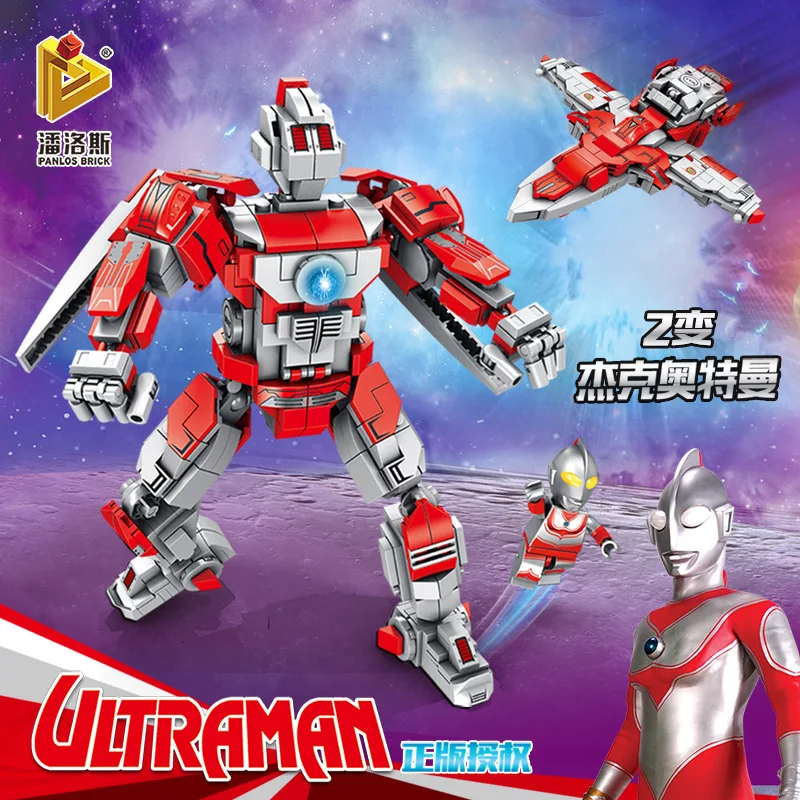 

Jack Altman Mech pan luo si Genuine Authorized Educational Fight Inserted Assembly Building Blocks Toy