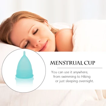 

1PCS Medical grade silicone Menstrual Cup for Women Health Care Feminine Hygiene 100% Silicone Reusable Lady Cup than Pads