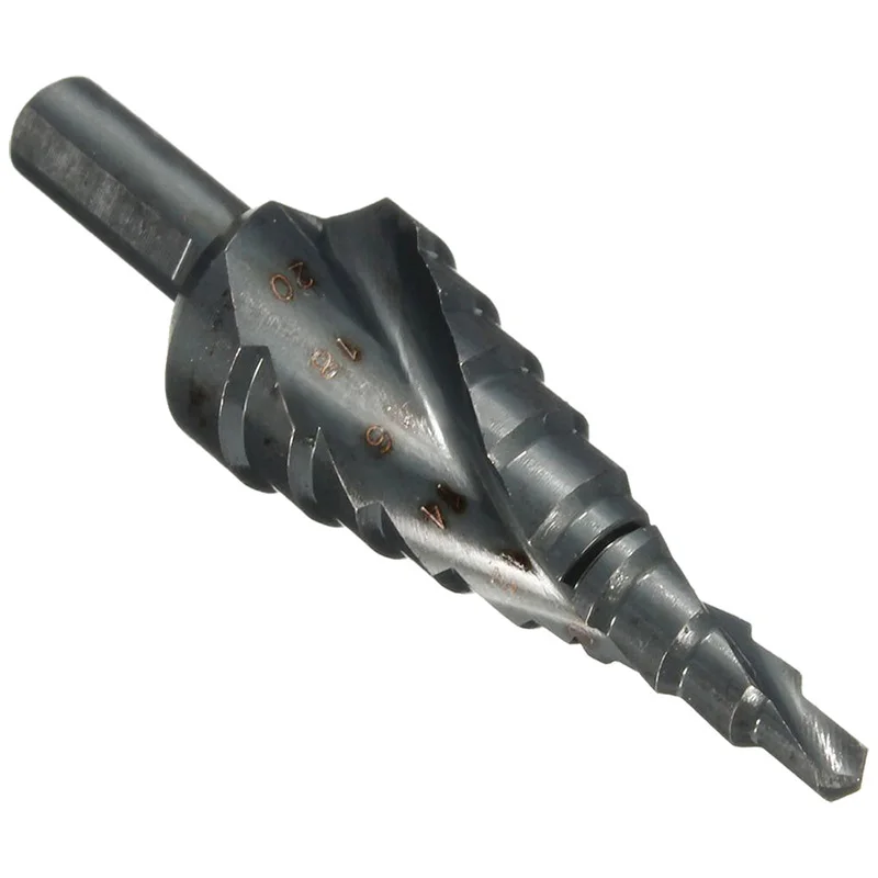 HOT-3X HSS спиральные рифленые конусные сверла 4-12 4-20 4-32 мм