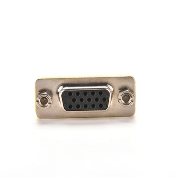 

Female To Female VGA HD15 Pin Gender Changer Convertor Adapter MINI PC VGA Female Connector F/F Cable Extend Converter