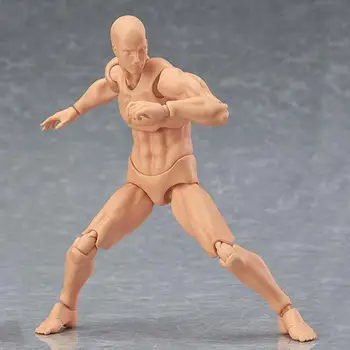 

PVC Action Figure Human Movable Body Joints Doll Male Female Nude Archetype