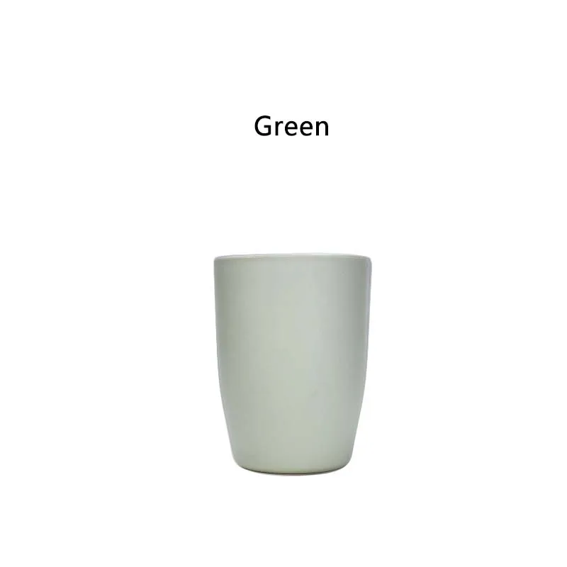 Creative Thick Circular Plastic Travel Solid Teeth Brush Cups Bathroom Toothbrush Holder Rinsing Wash Tooth Mug Bathroom Sets