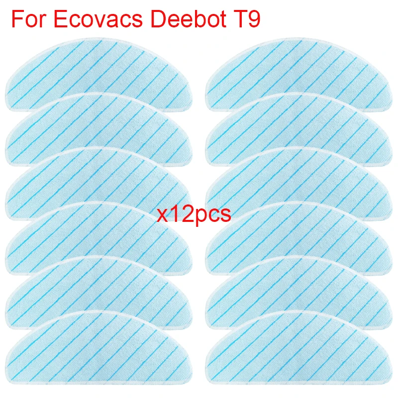 

For Ecovacs Deebot Ozmo T9 AIVI T9 PRO T9 MAX T9 POWER Vacuum Cleaner Robot Mop Rags Spare Parts Mop pads Washable Mop Cloths