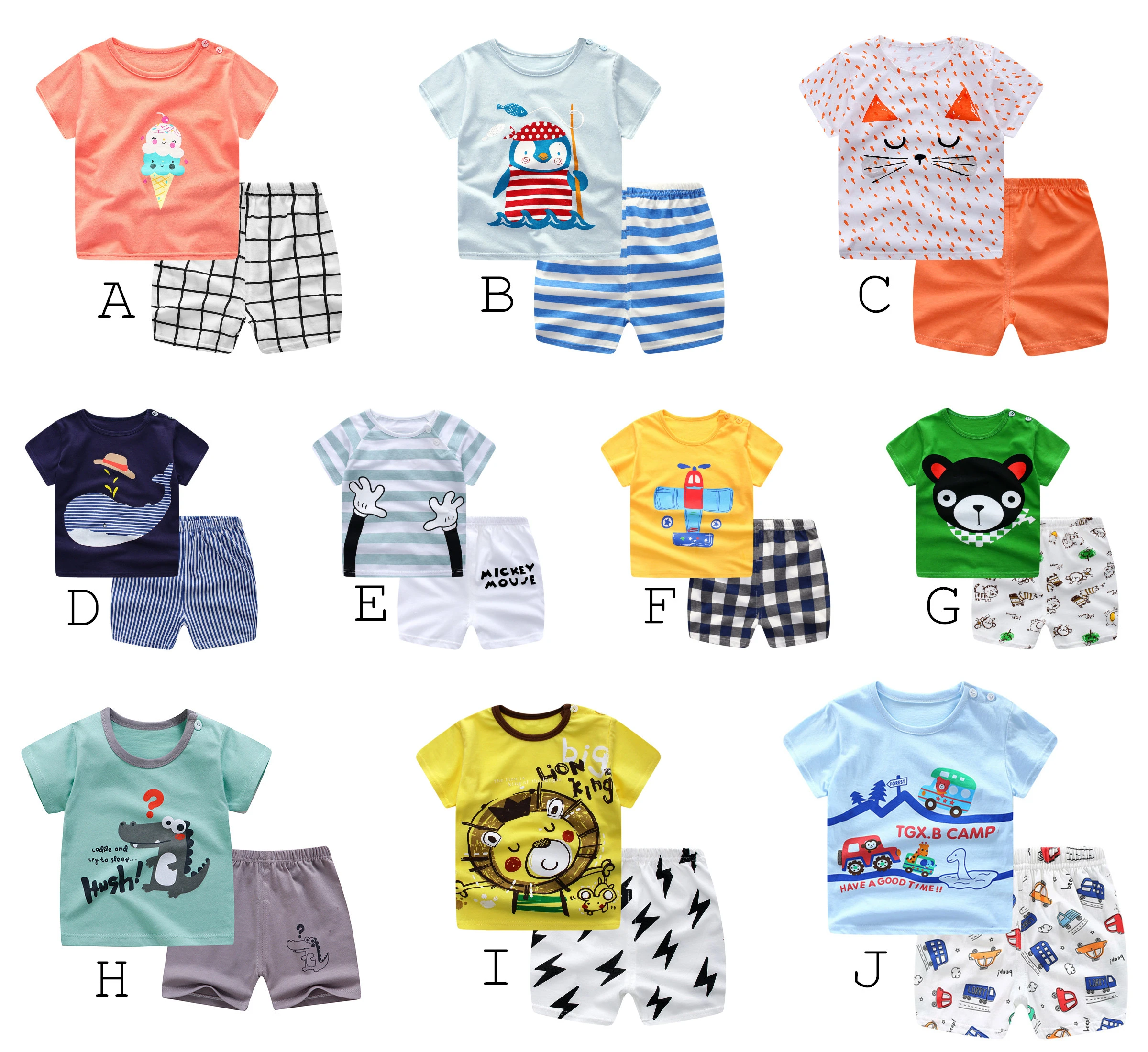 100 cotton children's clothing