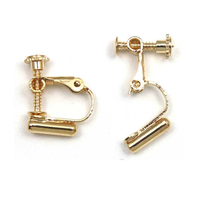 Earring Converters Non Pierced Screw Back Earrings Pairs 14k Gold