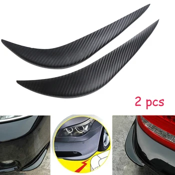 

Universal Car Front Bumper Lip Splitter Fins Body Spoiler Canards Valence Chin Front Bumper Lip Protection bumper 2pcs