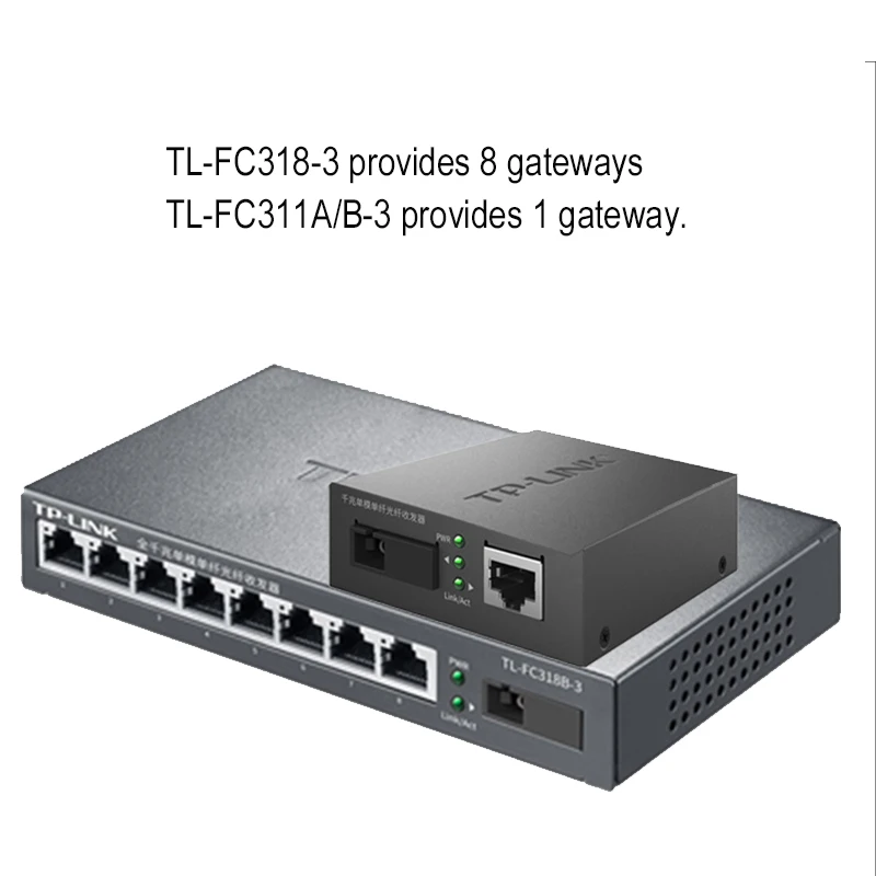 TP-Link TL-FC318B-3/TL-FC311A-3 3KM SC Singlemode