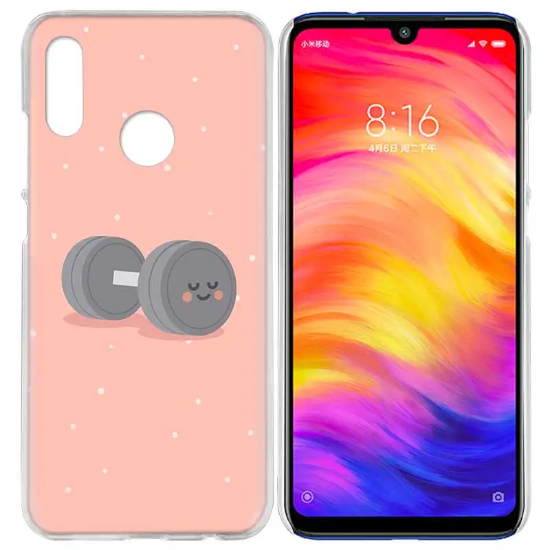 Чехол для Xiaomi Redmi Note 7 7A фотоаппаратов моментальной печати 7S 6 6A 5 Y3 K20 mi 8 до 9 лет CC9 CC9E A1 A2 A3 играть F1 Lite Pro Plus бодибилдинга тренажерного зала Фитнес - Цвет: 09