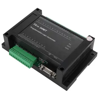 

PLC Programmable Logic Controller FX1N-24MT PLC Industrial Control Board 14 Input 10 Transistor Output with shell