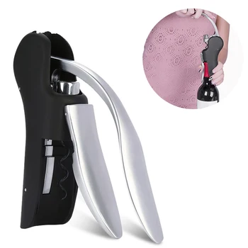 

Zinc Alloy Wine Opener Built-in Blades Premium Gooses Head Shape Levers Cutter Wine Corkscrew HYD88