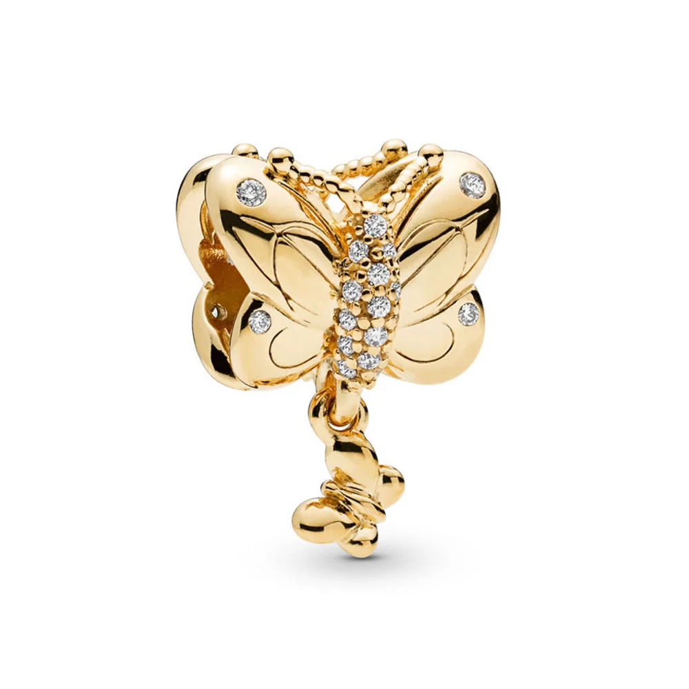 

Женский браслет из серебра 925 пробы, с подвеской-бабочкой