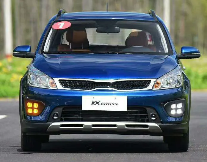 Автомобиля 12V DRL Дневной свет лампы для России KIA RIO X-Line Выделите вождения авто Габаритные огни на дневные ходовые огни супер яркий
