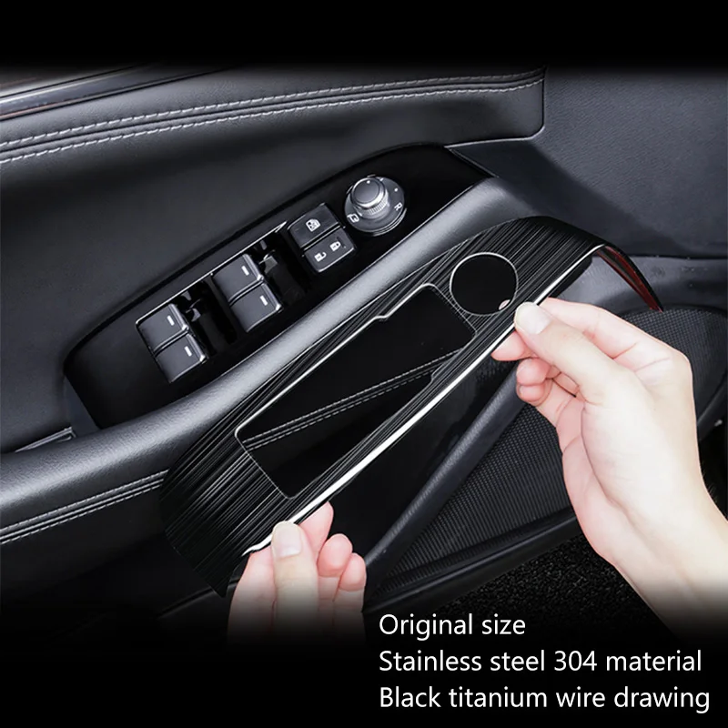 Für Mazda 6 Atenza Accessoires Auto Schalt kasten Fenstersc halter Abdeckung Aufkleber Zierleiste Garnierung Styling – Detail 5