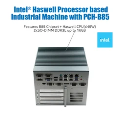 Maxtang – Mini PC industriel sans ventilateur, Intel Haswell, avec processeur à double canal DDR3, basé sur un jeu de puces pcp B85 