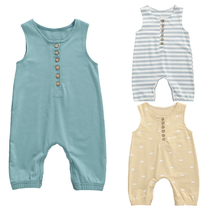 3 styles 0 18Months New born infant Toddler Baby Boys Sleeveless