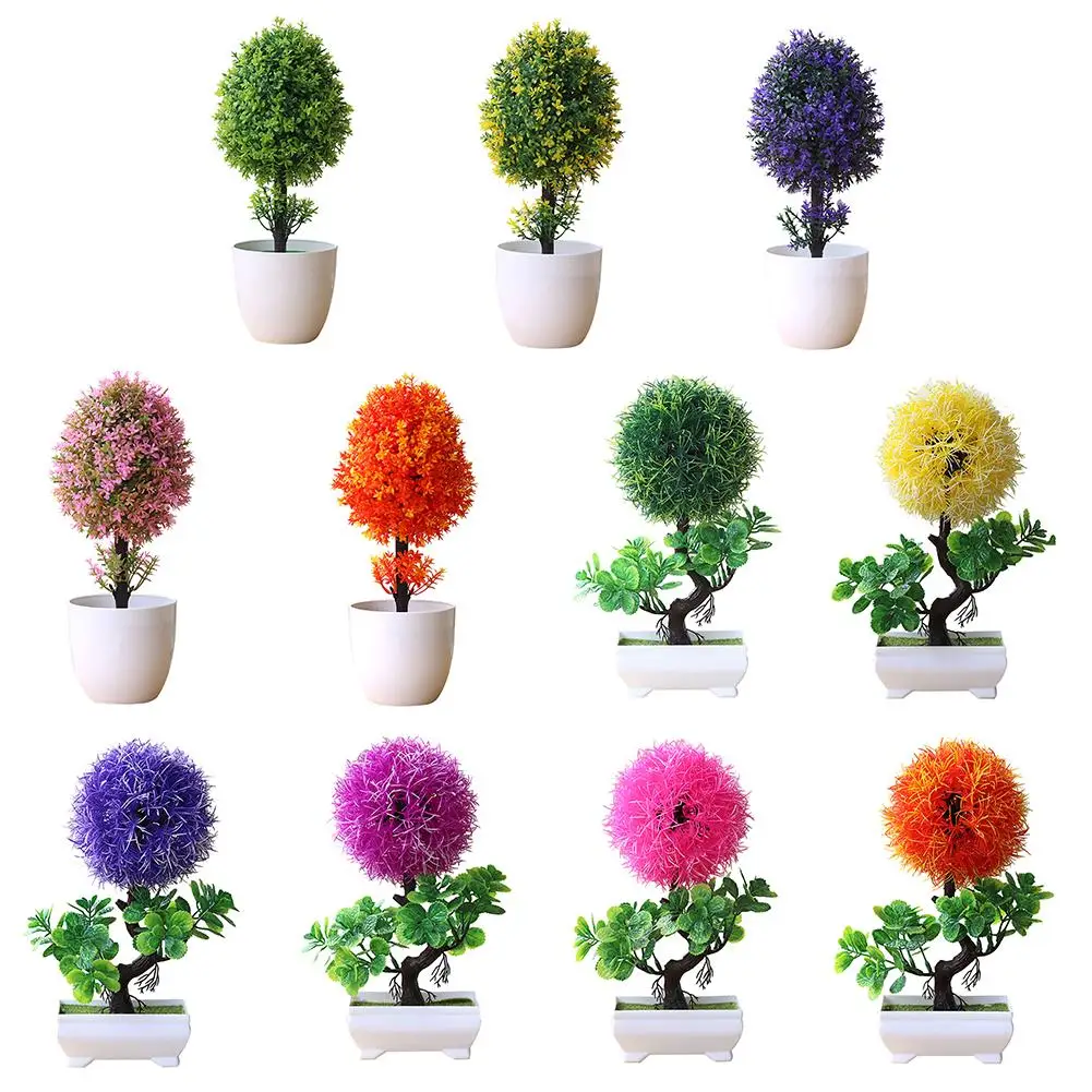 

Periwinkle Snapdragon Ball Simulation Plant Potted Grass BallBonsai Tree Home Decoration Flower Decoration Simulation decoration