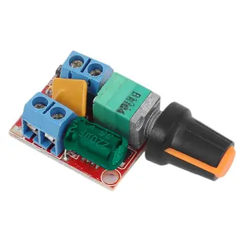 

DC Motor Speed Control Driver Board 3V-35V 5A PWM Controller Stepless DC 3V 6V 12V 24V 35V Variable Voltage Regulator Dimmer Gov