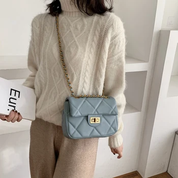 

Jin Mantang new women bag bag chain ladies bag fashion shoulder bag casual messenger bag child bag mobile phone bag ladies