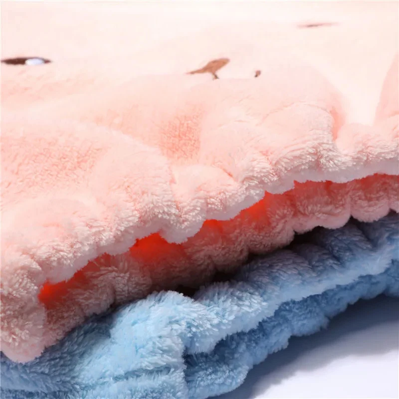 Coral Fleece Shower Cap Quick Drying Lady Bath Towel Soft Shower Woman Man Turban Head Wrap Bathing Tools Cap disposable shower cap,shower cap,waterproof shower cap,dry hair cap