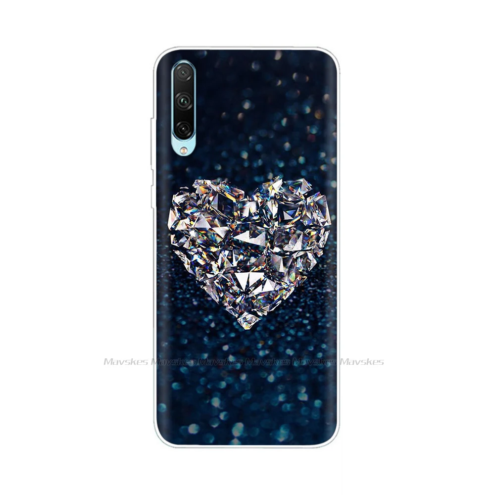 Floral Silicone Soft Phone Case with TPU Bumper