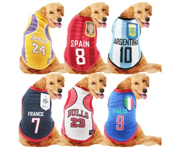 

Summer Basketball Clothes Dog Hoodie Pet Dog Clothes Dogs Coat Jacket Cotton French Bulldog Clothing For Dogs Pets Clothing