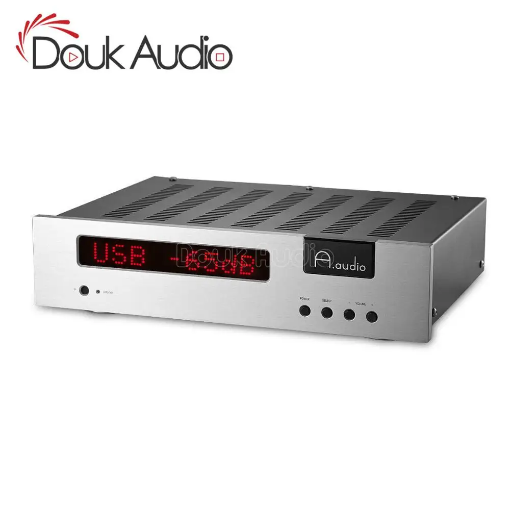 Douk аудио hi fi Мощный интегрированный трубный усилитель GE5670/трубный с PCM2706 + PGA232 USB