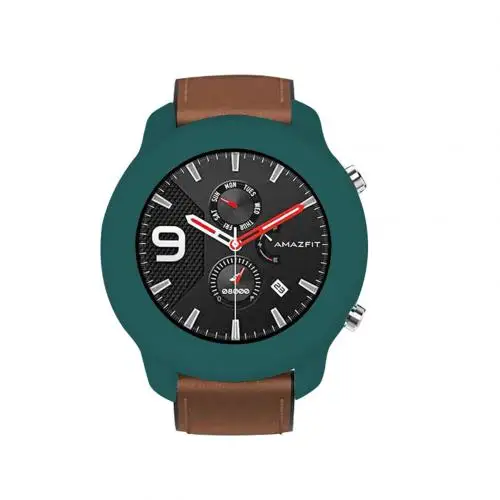 Olive Green Полный охват ударопрочный защитный чехол для часов Защитные чехлы для часов AMAZFIT GTR чехол пыленепроницаемый/против царапин - Цвет: Olive Green