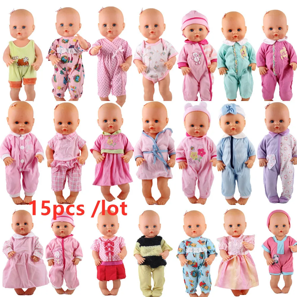 13 дюймов Кукла Одежда Подходит 35 см Nenuco кукла Ropa y su Hermanita 20 шт./лот Новинка наряды для куклы лучшие DIY игрушки - Цвет: 20pcs mixed1
