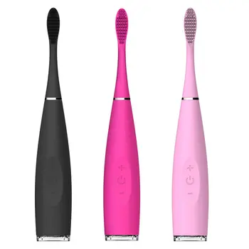 

Silicone Electric Toothbrush Portable USB Charging Strong Power Clean Oral Brushes Soft Toothbrush Lazy Electric Toothbrush
