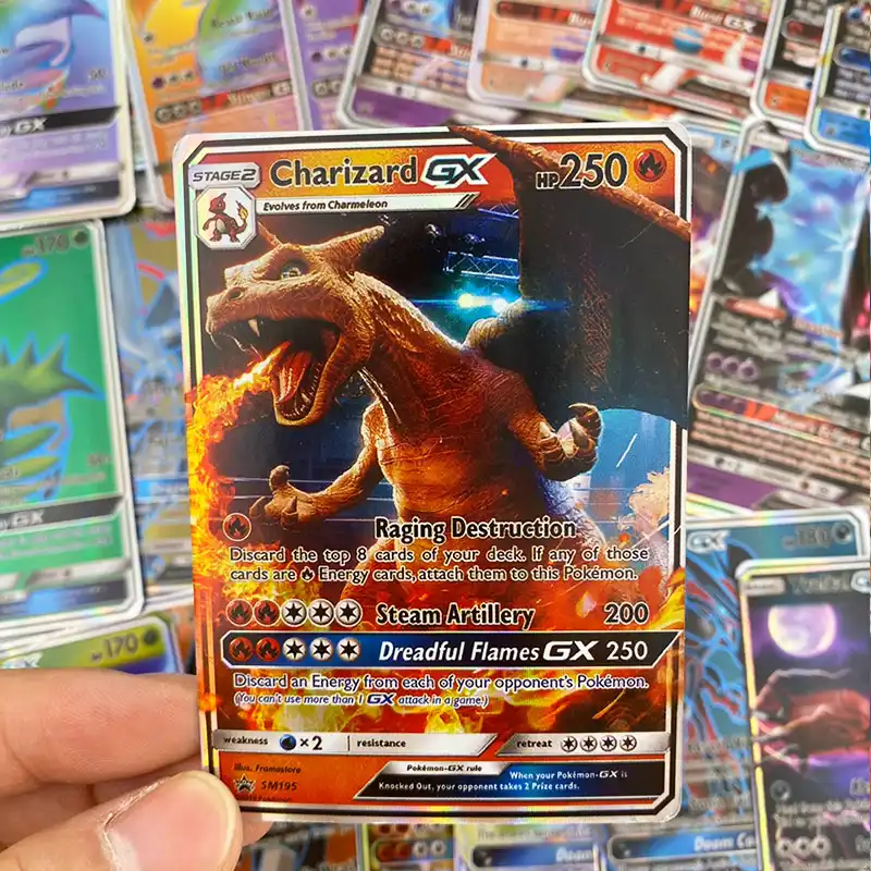 300 Pcs No Repeat Pokemon Card GX Shining TAKARA TOMY Game Battle Carte 