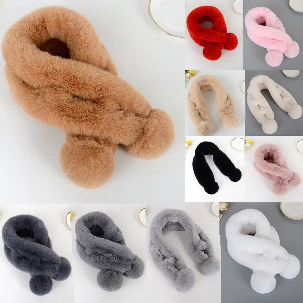 

Are you sure not to click in and see Women Winter Lady Faux Fur Scarf Pure Color Neck Sleeve Outerwear Scarf Warm Purchasing