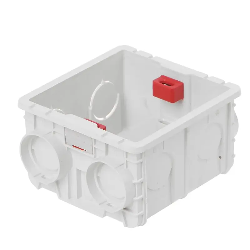 

86-Type PVC Junction Box Wall Mount Cassette For Switch Socket Base G88A