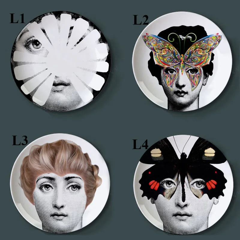 Фоновая панель для бара отеля rosenthal Piero fornasetti, настенная, Миланская, Художественная, декоративная тарелка, украшение дома, орнамент, ремесла
