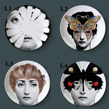 

Italy Plate Background Plate Lina Cavalieri Plate Wall Plate Milan Art Plate Decorative Plate Decoration Theme and Variation