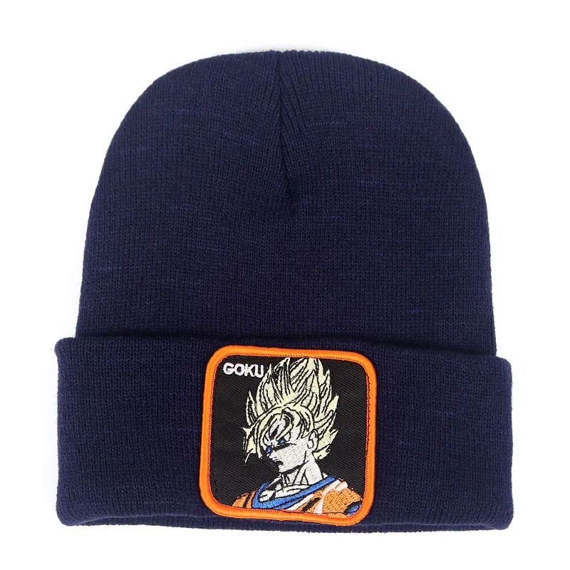 Dragon Ball Z MAJIN BUU Beanie, высококачественные хлопковые повседневные шапочки для мужчин и женщин, теплая вязаная зимняя шапка, модная однотонная шапка унисекс