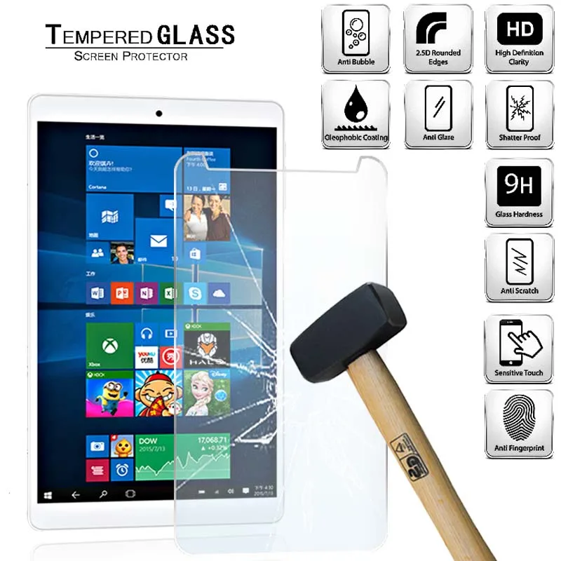 

Tablet Tempered Glass Screen Protector Cover for Teclast X80 Pro Anti-Screen Breakage Anti-Scratch Tablet Computer Tempered Film