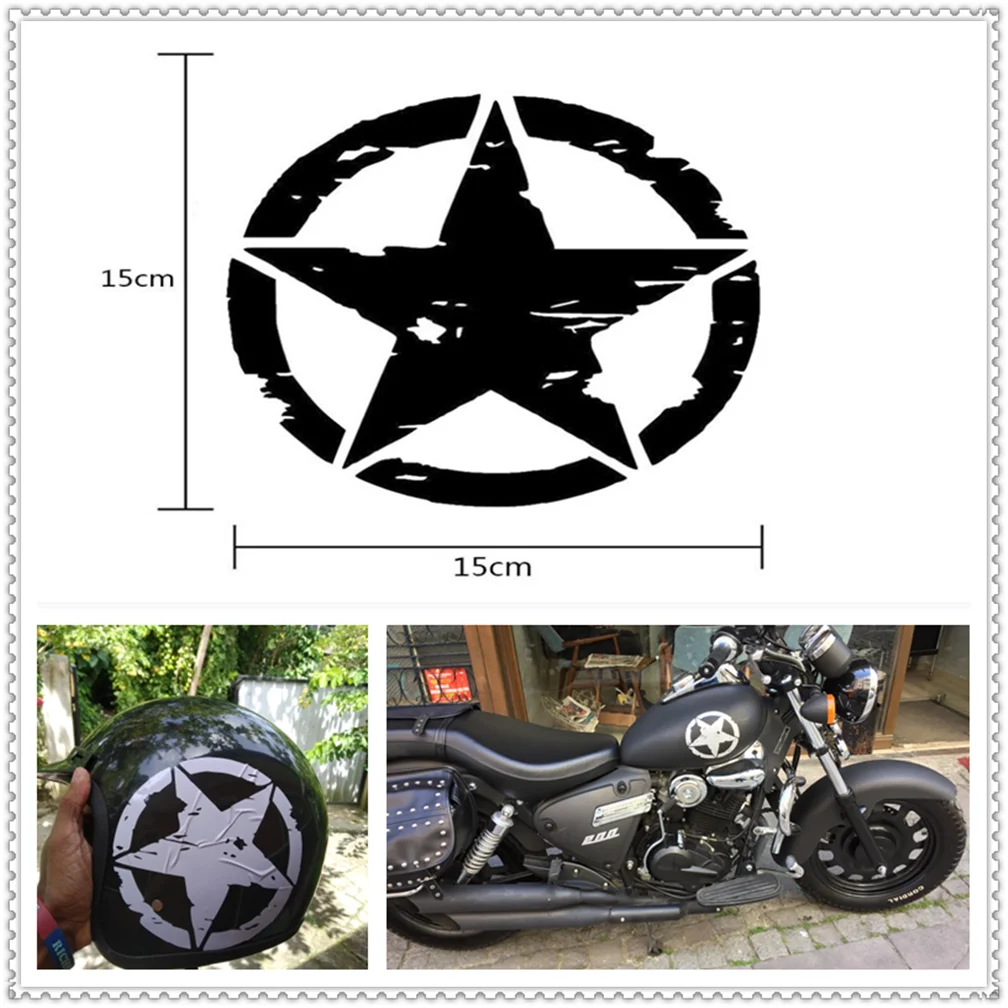 

motocross styling ARMY Star Decals Motorcycle Stickers Vinyl for Ducati 999 S R DIAVEL CARBON S4RS STREETFIGHTER S 848