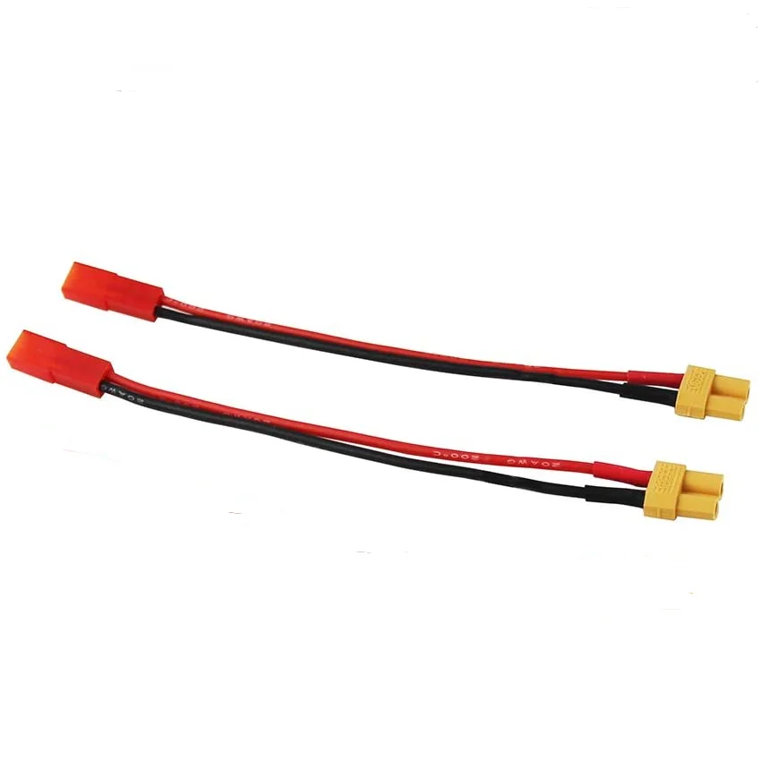 2 Stück JST Stecker und Buchse auf XT30 XT60 Amass XT60H XT90 Deans Mini Tamiya Steckverbinder Adapterkabel 20AWG 10cm – Detail 2