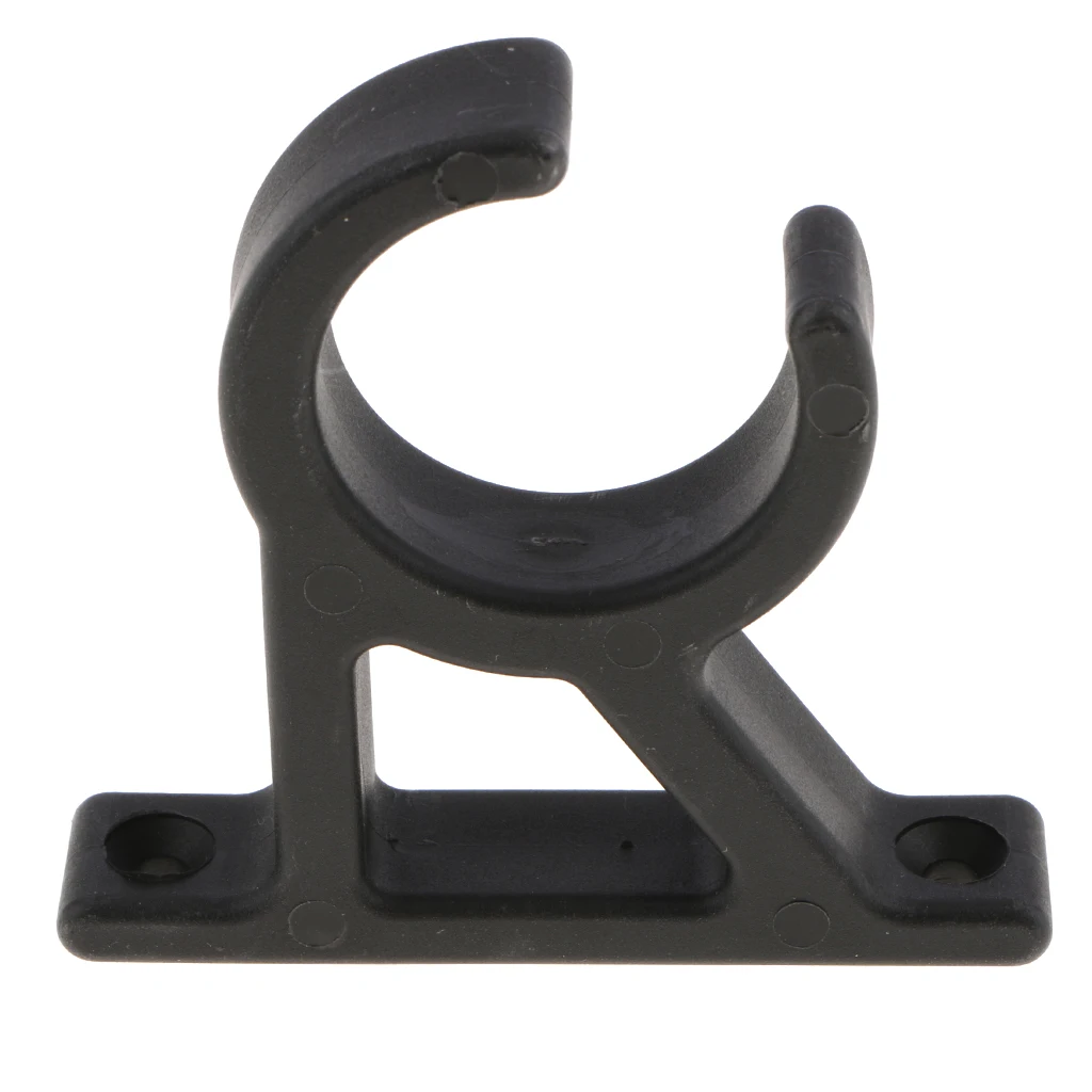 Black C-Shape Boat Ladder Stowing Boat Hook Storage Clips Marine Boat Ladder Storage Stowing Bracket Snap Clips